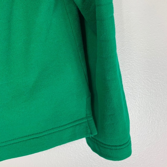 Vintage Embroidered Kelly Green funky 80s Cropped Sweatshirt - Picture 4 of 5